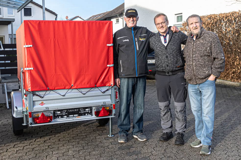 PKW-Anhänger für Lebensmittelverteilung